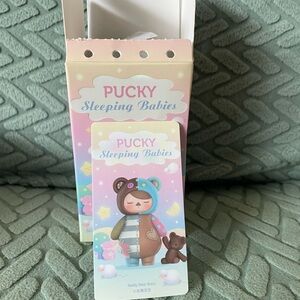 Pucky Sleeping Babies Figure Teddy Bear